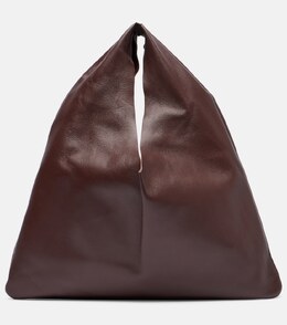 Биндл Маленькая кожаная сумка через плечо The Row, Brown Melange p01048961 | brown melange