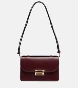 Дориан мини кожаная сумка через плечо Victoria Beckham, бордовый p01042199 | burgundy