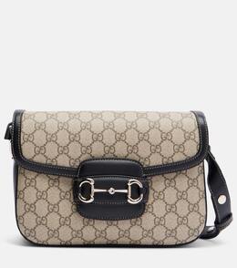 Средняя плечевая сумка Horsebit 1955 Gucci, Be Ebony/Black p01068847 | be ebony/black