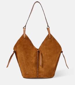 Сумка через плечо из замши Tampa Isabel Marant, Cognac p01018991 | cognac