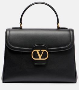 Кожаная сумка через плечо 9TO5 Valentino Garavani, черный p01056383 | nero
