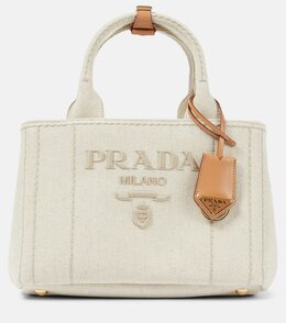 Средняя холщовая сумка Giardiniera Prada, Naturale p00881731 | naturale