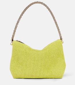 Сумка через плечо из рафии Callie Jimmy Choo, Lemon p01026079 | lemon
