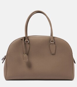 Индийская кожаная сумка-тоут 15.75 The Row, Smoked Taupe Ans p00999106 | smoked taupe ans