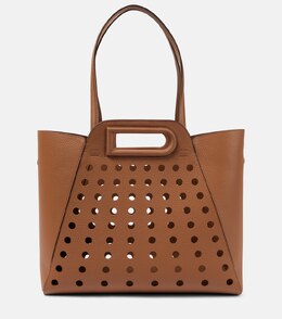 Сумка-тоут L' Airess MM из кожи Delvaux, желто-коричневый p01031696 | tan