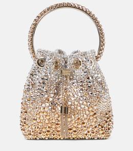 Сумка-ведро Bon Bon с декором Jimmy Choo, Gold/ Silver p00759404 | gold/ silver