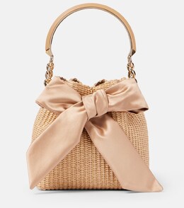 Сумка-ведро Bon Bon из рафии Jimmy Choo, Natural p01026082 | natural
