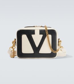 Viva Superstar кожаная сумка через плечо Valentino Garavani, Butter White/Nero p01043643 | butter white/nero