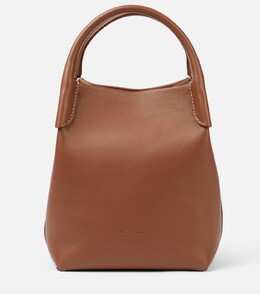 Сумка-шоппер Bale Small из кожи Loro Piana, Mole/Sun Gold p00997237 | mole/sun gold