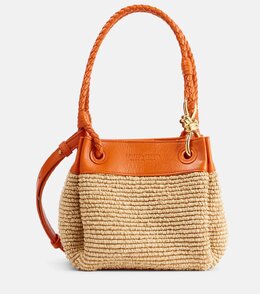 Маленькая наплечная сумка Parachute Bottega Veneta, Nat/Burned Orange-Mb p01031228 | nat/burned orange-mb