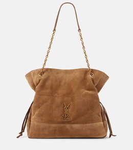 Сумка-тоут Jamie 4.3 Medium из замши Saint Laurent, Golden Leaf p01002236 | golden leaf