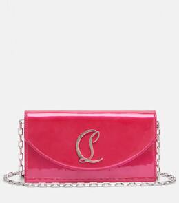 Клатч Loubi54 из лаковой кожи Christian Louboutin, Pinup/Silver p01039032 | pinup/silver