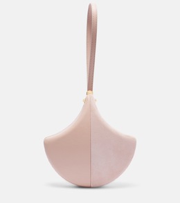 Gingko leather and suede clutch Bvlgari, Star Rose Pink p01080183 | star rose pink