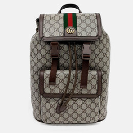 Gucci Beige Canvas Ophidia Small Backpack - Model: 1195371