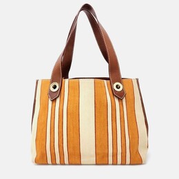 Loro Piana Orange Fabric Shoulder Bag Model: 1195335