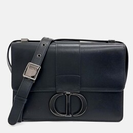 The Dior Black Leather 30 Montaigne Bag