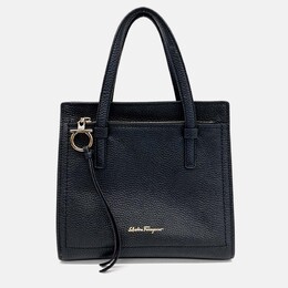 Salvatore Ferragamo Black Leather Amy Small Bag, Art: 1195319