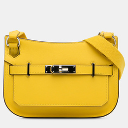 Hermes Mini Jypsiere Yellow Swift Leather Crossbody Bag 1194641