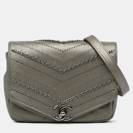 Chanel Chevron Square Envelop Flap Shoulder Bag, Article 1194656
