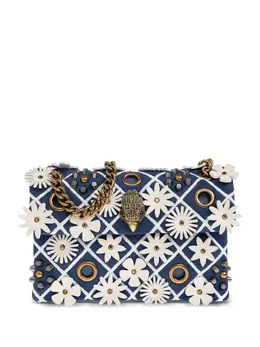 Kurt Geiger London small Kensington flower-embellished shoulder bag 31310323