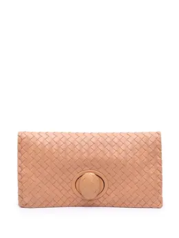 Bottega Veneta 2012-2025 Nappa Intrecciato Turn Lock clutch bag 31658337