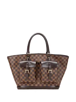 Louis Vuitton 2003 Damier Ebene Manosque GM Tote Bag, Article: 31658193