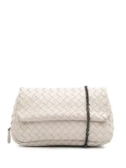 Bottega Veneta 2012-2025 Mini Nappa Intrecciato Expandable Chain Flap crossbody bag 31673481