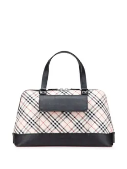 VH:31664000 Burberry Nova Check Canvas Handbag Brown