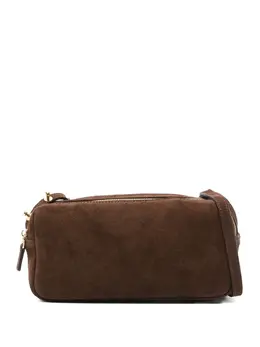 Elleme mini Trousse Suede Double-Zip Shoulder Bag