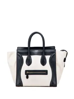Celine 2011 Mini Canvas Tricolor Luggage tote bag 31670810