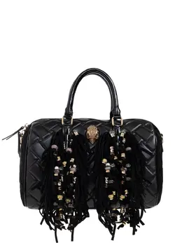 Kurt Geiger London Kensington Boston Quilted Fringe Tote Bag - 31356618