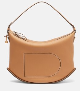 Кожаная наплечная сумка Pin Swing XL Delvaux, Vegetal - Ivory p00986476 | vegetal - ivory