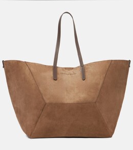 BC Duo большая замшевая сумка-тоут Brunello Cucinelli, Torba p01038083 | torba