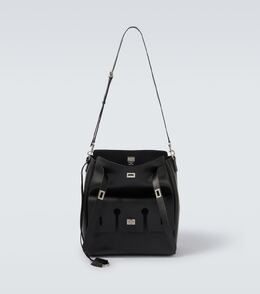 Кожаная сумка-мессенджер Bel Air Balenciaga, черный p01057361 | black