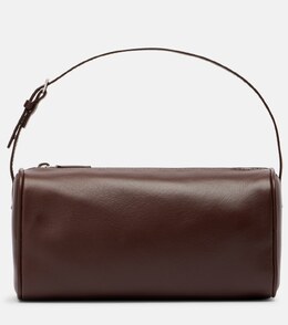 Кожаная наплечная сумка в стиле 90-х The Row, Brown Melange Ans p01048793 | brown melange ans