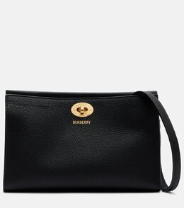 Маленькая кожаная сумка через плечо Burberry, черный p01068230 | black