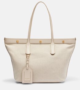 Сумка-тоут из холста и кожи Dolce & Gabbana, Avorio/Avorio p01064554 | avorio/avorio