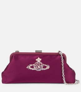 Вышитый атласный клатч Dorothy Vivienne Westwood, Plum p01025798 | plum