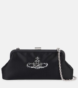 Вышитый атласный клатч Dorothy Vivienne Westwood, Ultra Black p01025796 | ultra black