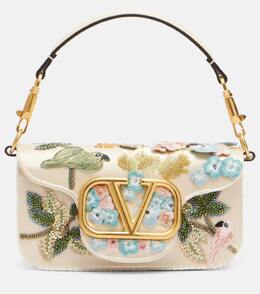 Locò Маленькая кожаная сумка через плечо Valentino Garavani, Multicolor/Light Ivory p01039520 | multicolor/light ivory