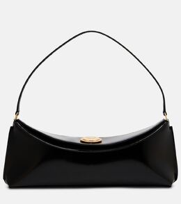 Кожаная сумка через плечо Calisso Jacquemus, черный p01056864 | black