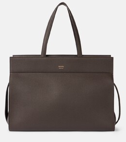 Кожаная сумка-тоут Crosby Khaite, Espresso p01052953 | espresso