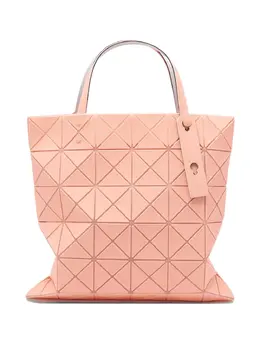 Bao Bao Issey Miyake Orange Geometric Pattern Tote Bag 31626323