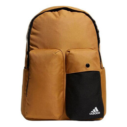 Рюкзак Adidas Alphabet Printing Large Capacity Multiple Pockets Backpack Unisex Brown, мультиколор hp1453 | default color