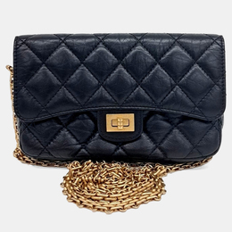 Chanel 2.55 Vintage Double Phone Horn Crossbody Bag (1195492)