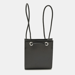 Cartier Black Leather Panthere De Cartier Drawstring Backpack 1191485