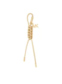 Michael Kors Bag Charm With Logo, 32T5GD0K3K740PALEGOLD