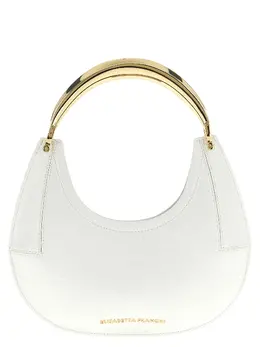Elisabetta Franchi White Hobo Shoulder Strap Crossbody Bag