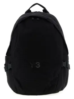 Y-3-Logo Backpack Zaini E Valigie for Women Article Code JW6215BLACK