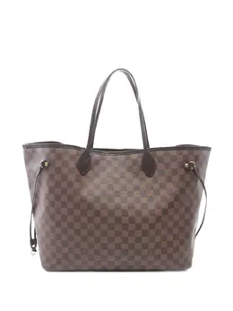Louis Vuitton 2008 Neverfull GM Tote Bag in Brown Damier Ebene | Art No: 31503148